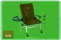 Fotel w�dkarski CARP F-5 ze stolikiem i uchwytem na w�dk� ud�wig do 120 kg sklep W-wa
