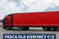 Kierowca kat. CE 2500-2700 euro na rk, STAE TRASY wok komina, BDF